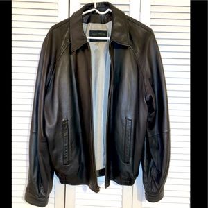 Vintage Robert Comstock Vertical Leather Jacket